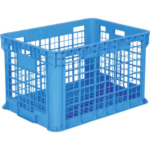 サンコー スタッキングコンテナー 128001 サンテナーB#400 ブルー SK-B400-BL