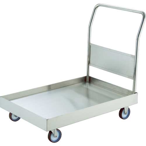 TRUSCO ステンレス台車 オールSUS304 皿型台車 NU車輪 SSAR NU