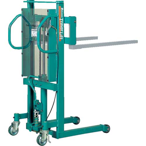 ビシャモン トラバーリフト(手動油圧式) 均等荷重150kg