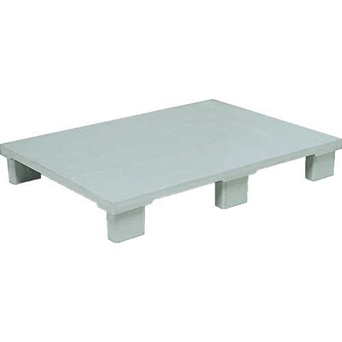 NPC プラスチックパレットSXー089065E4 単面四方差し グレー