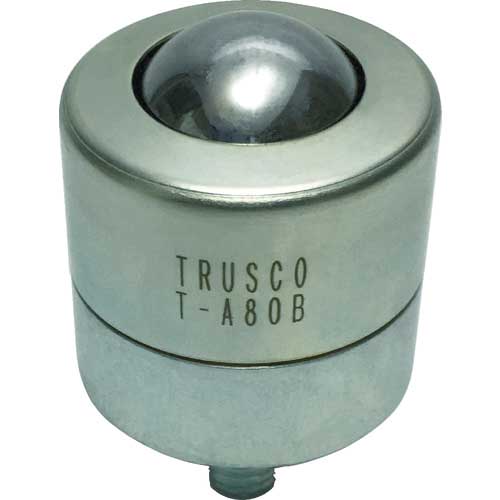 TRUSCO ボールキャスター 切削加工品上向用 スチール製ボール T-A80B