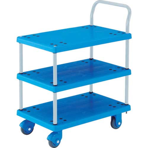 TRUSCO 樹脂台車 グランカート サイレント 3段片袖 TP-X 05