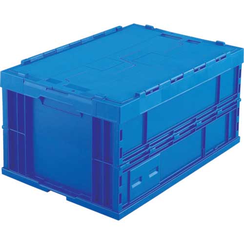 TRUSCO 折りたたみコンテナフタ付 75L TR-F75B