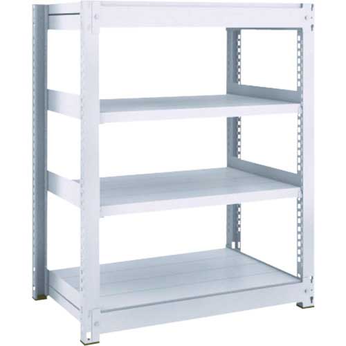 TRUSCO TUG型中量ボルトレス棚 450kg 連結型 1800×776×H2100 6段 ■▼755-9135 TUG450-76J-6B 1台 トラスコ中山（TRUSCO） TRUSCO ＴＵＧ型中量ボルトレス棚 ４５０ｋｇ