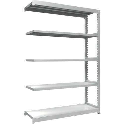 TRUSCO 耐食性スチール棚 TZM3型中量棚 1500X471XH2100 5段 連結 TZM3-7555B