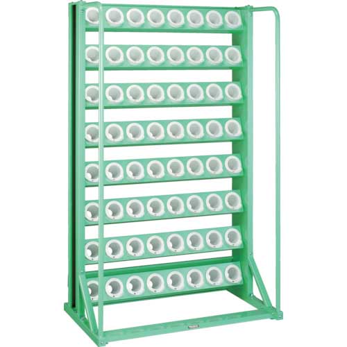 TRUSCO ツーリングラック BT・NT50兼用 48個収納 ロック付 W色 VTL68AW [VTL-68-AW]