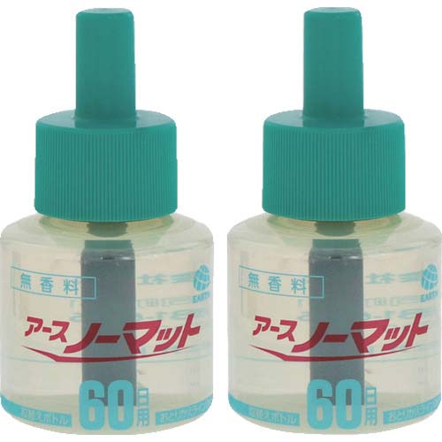 アース ノーマット取替えボトル60日用無香料2本入り 120113