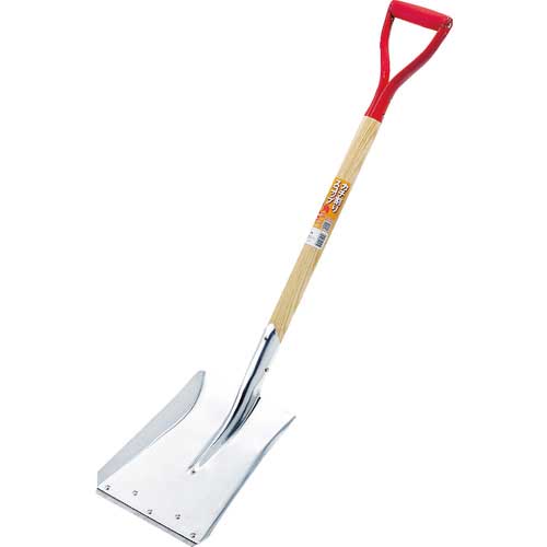 【廃番】浅野木工所 除雪 カチ割りスコップ 角 22105