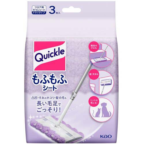 Kao クイックルワイパー もふもふシート 3枚入 254290