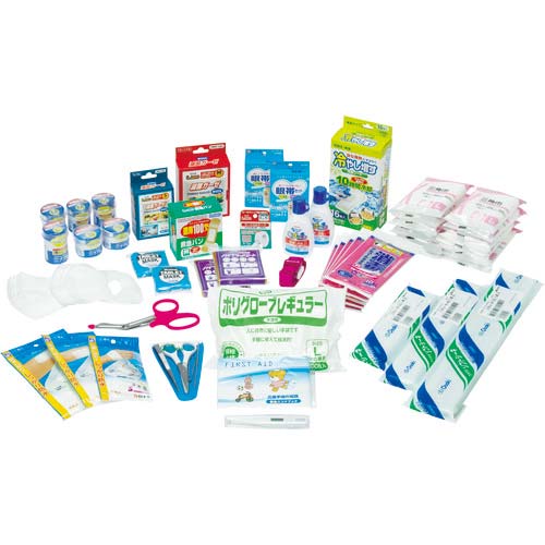 sanwa 防災用救急箱セット 20人用 400-523