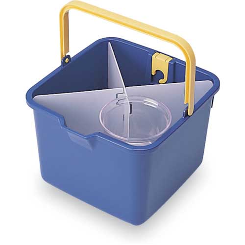 テラモト 仕切り付きバケツ青 CE-447-000-0