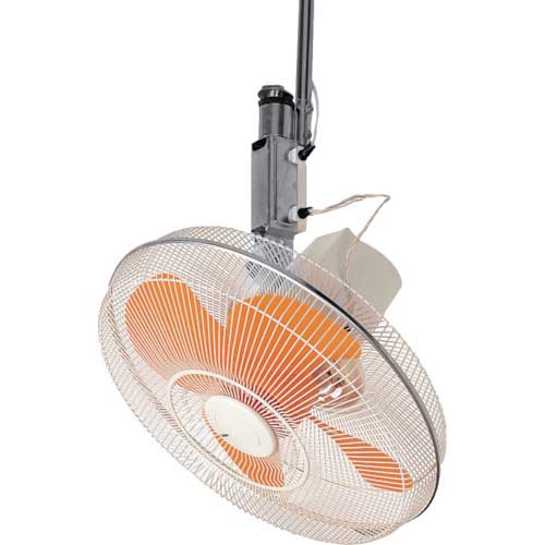Suiden 工場扇 ハンガータイプ プラスチックハネ 45cm SF-45MHV