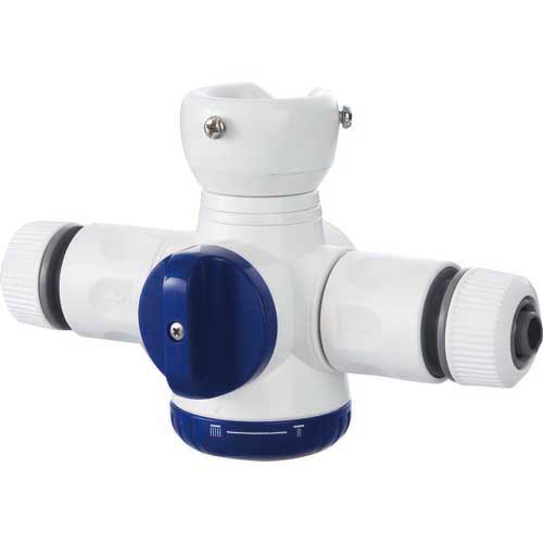 グリーンライフ 蛇口用ニップル シャワー付蛇口コネクター 三又タイプ SJC-02