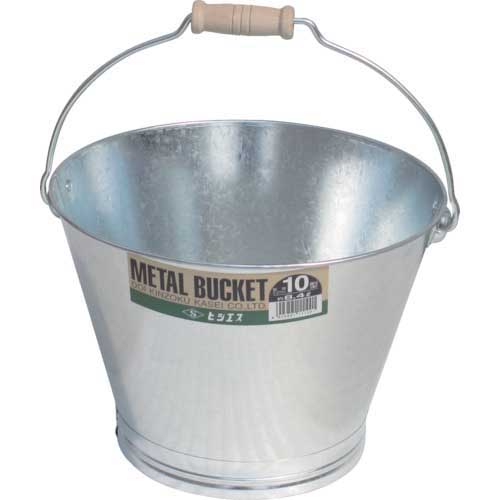 【廃番】ヒシエス トタン改良バケツ#10 TKBK-10