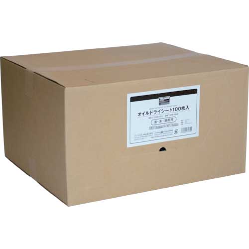 TRUSCO オイルドライシート 380×480 100枚入 TODS-3848