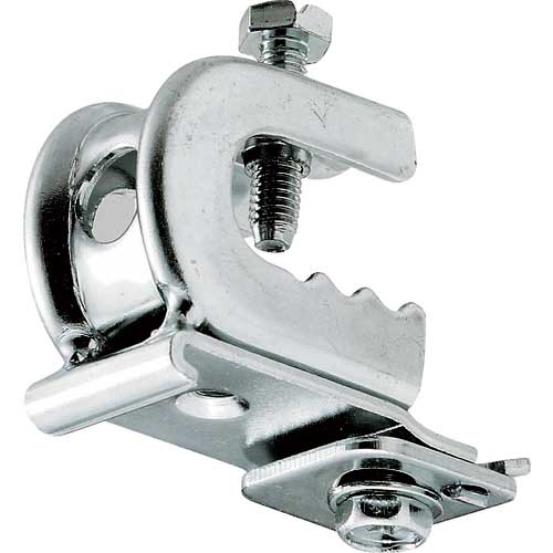 【廃番】岡田 カーテンレール D30クリップ付天井ブラケット溶接タイプ 12Y16