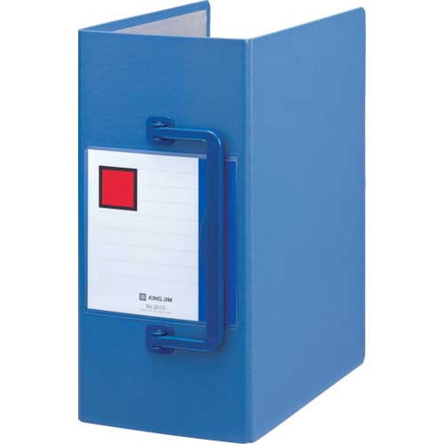 KING JIM キングファイルスーパードッチ<特厚> A4タテ型 青 とじ厚130mm 1300枚 3513-B