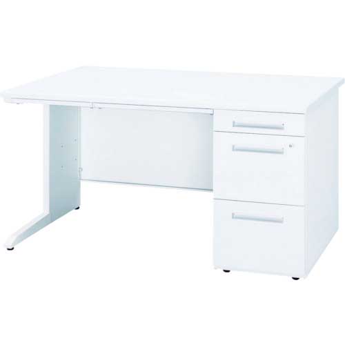 トヨスチール 右片袖机 間口1200×奥行700×高さ720 ホワイト 50CBH-127ARWW