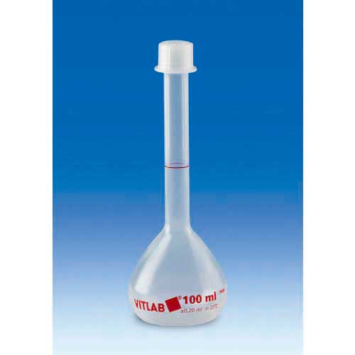 VITLAB 1033-01 メスフラスコPMP(スクリュ-C) 677895