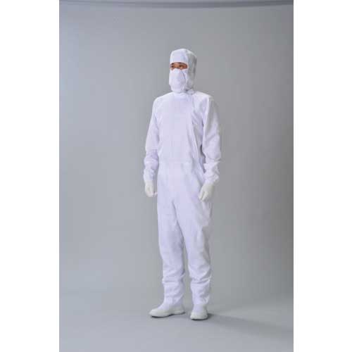 ADCLEAN クリーンルーム用ウェア クリーンスーツ 白 LL 着丈172〜179cm CH11031LL