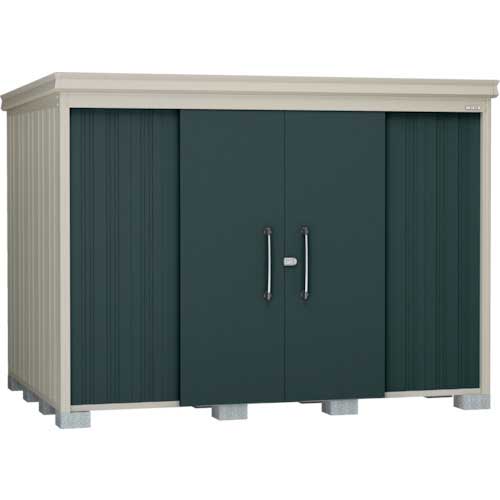 DAIKEN 物置ガーデンハウス DM-Z2921棚板付一般型 マカダムグリーン DM-Z2921-MG