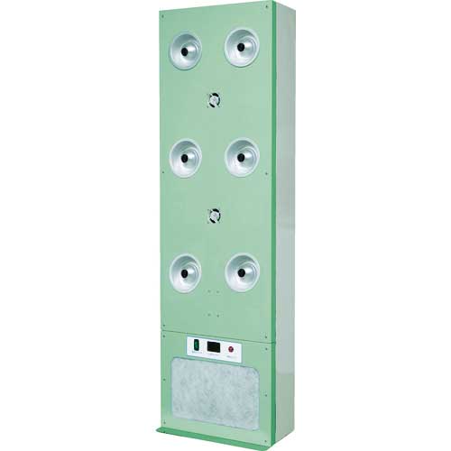 コトヒラ ポータブルエアシャワー2列タイプ イオナイザ―付 KAS-IP08