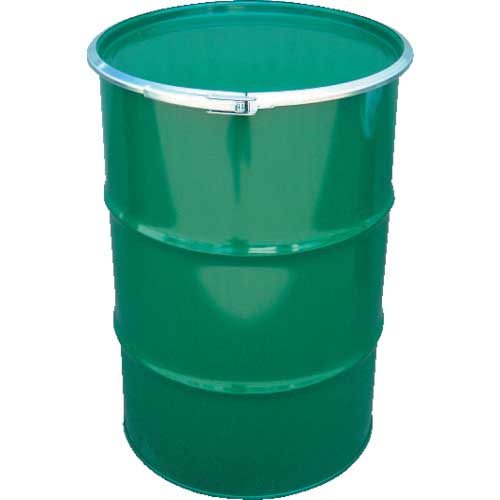 JFE 鋼製ドラム缶 オープンタイプ 外レバー式 100L KD-100LST-S
