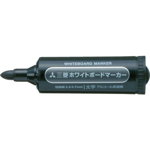 uni ホワイトボードマーカー 太字 黒 PWB7M.24