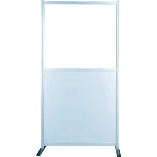 生興 工場用アルミ衝立単体(上部樹脂ガラス(PVC)) SF-30A36