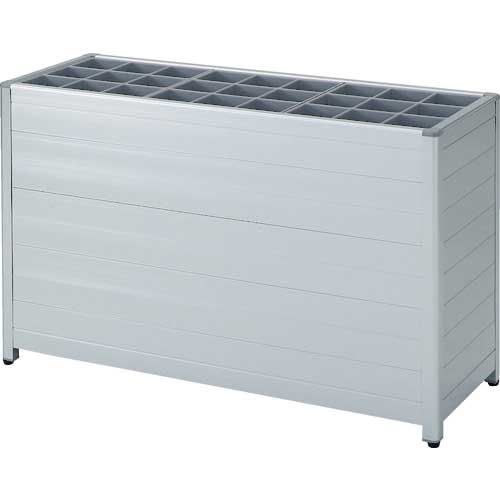 TRUSCO アルミ傘立て パネルタイプ 27本立 TAK-27P