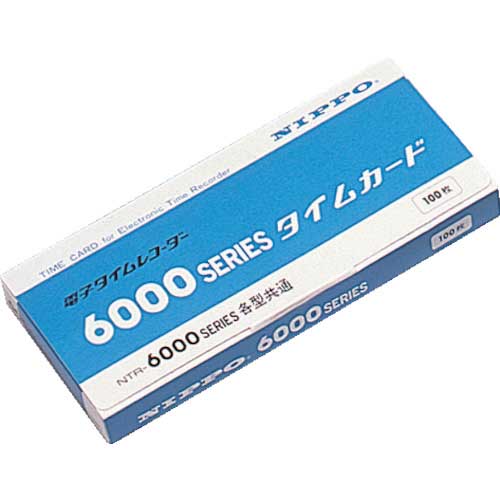 NIPPO タイムカード(NTR-6000用)カード TC-6000