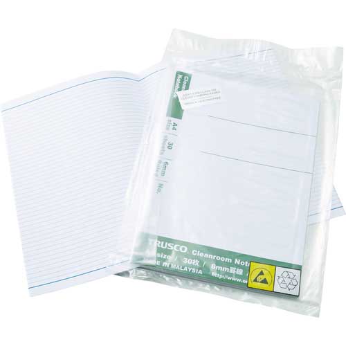 TRUSCO クリーンルーム用ノート A4 TCN-A4