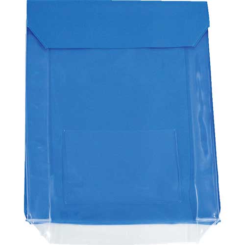 TRUSCO TRUSC0 通い袋 マチ付 ブルー TKM3037-BL