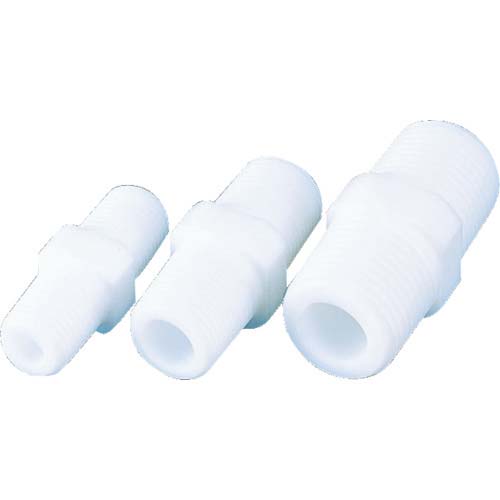 TRUSCO PTFEニップルR3/8XR1/4 TPNP-4