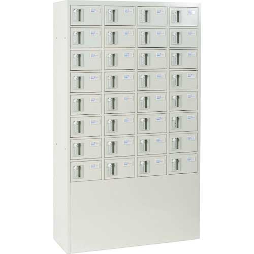 （株）仁張工作所　仁張　貴重品ロッカー（１列４段）暗証番号錠　TS-014A　1台 株）仁張工作所 仁張 貴重品ロッカー（１列４段）暗証番号