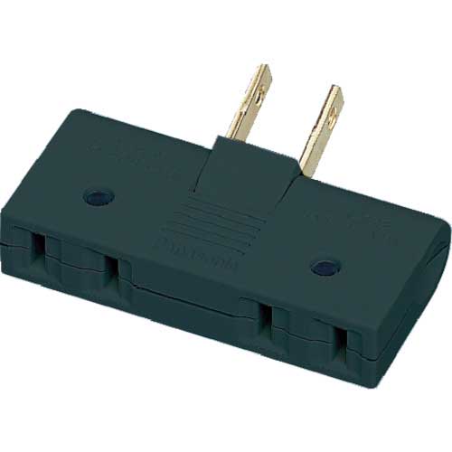 Panasonic 小型スナップタップ 2コ口 ブラック WH2122BP