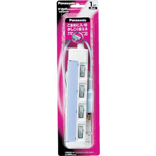 Panasonic ザ・タップスイッチ 3コ口 1mコード付 WHS2613DKP