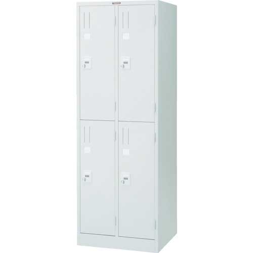 TRUSCO 手ぶらキーロッカー 4人用2列2段 608X515X1790 W色 WKL22