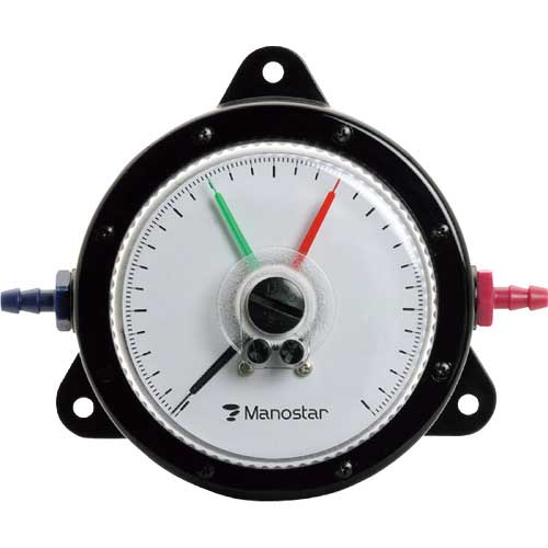 【廃番】マノスター 微差圧計 マノスターゲージ (表面形)