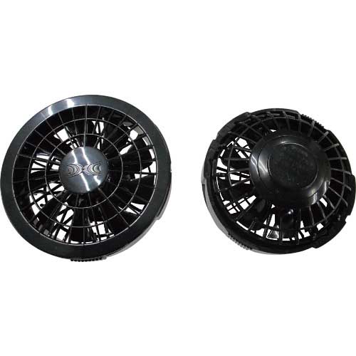 空調服 ワンタッチファン ブラック(2個入り) FAN2200B