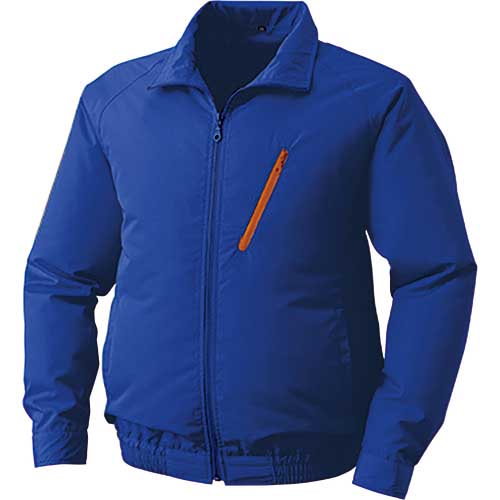 空調服 ポリエステル製空調服 ウェアのみ ブルー M KU90510-C04-S2