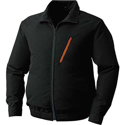 空調服 ポリエステル製空調服 ウェアのみ ブラック L KU90510-C09-S3