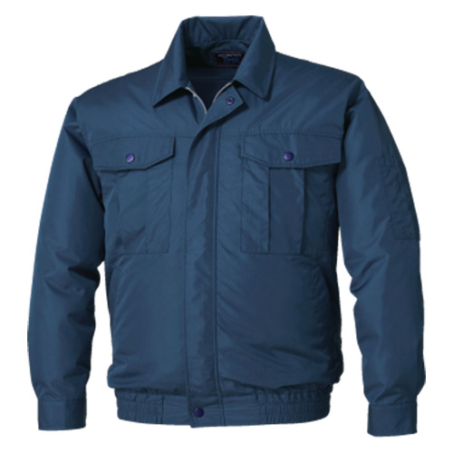空調服 ポリエステル製ワーク空調服 ウェアのみ ダークブルー L KU90540-C14-S3