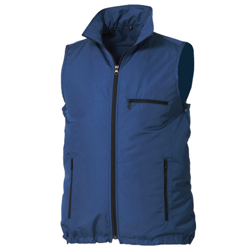 空調服 空調ベスト ウエアのみ ネイビー 6L KU91830-C03-S8