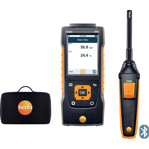 TESTO 温湿度計 440 温湿度プローブセット 0563 4404