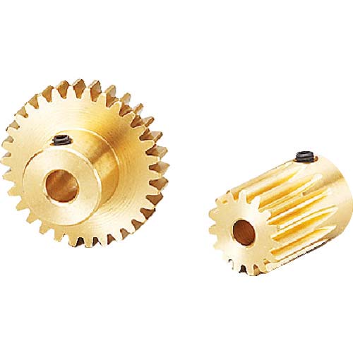 KG 黄銅平歯車 S80B 14K+0704 形状K2 モジュール0.8 歯数14