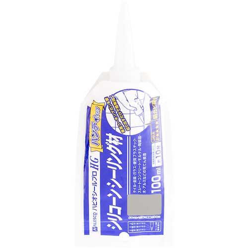 KANSAI シリコーンシーリング材 ハピオシールプロHGパウチ グレー 100ML 00417660322100