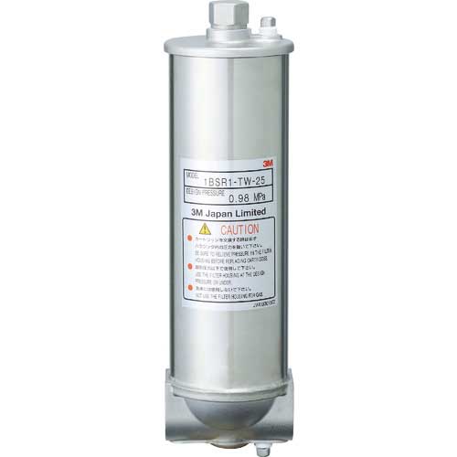 3M ステンレス製フィルターハウジング 10インチ用 1BSR1-TW-25