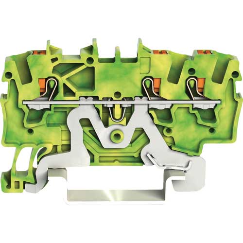 WAGO プッシュボタン操作タイプ スプリング式アース端子台2201シリーズ3線式用 2201-1307-PK