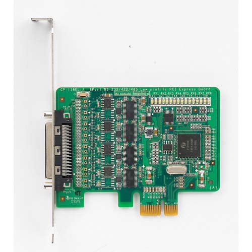 MOXA 8ポートRS-232C/422/485 ロープロファイル PCIExpressボード CP-118EL-A